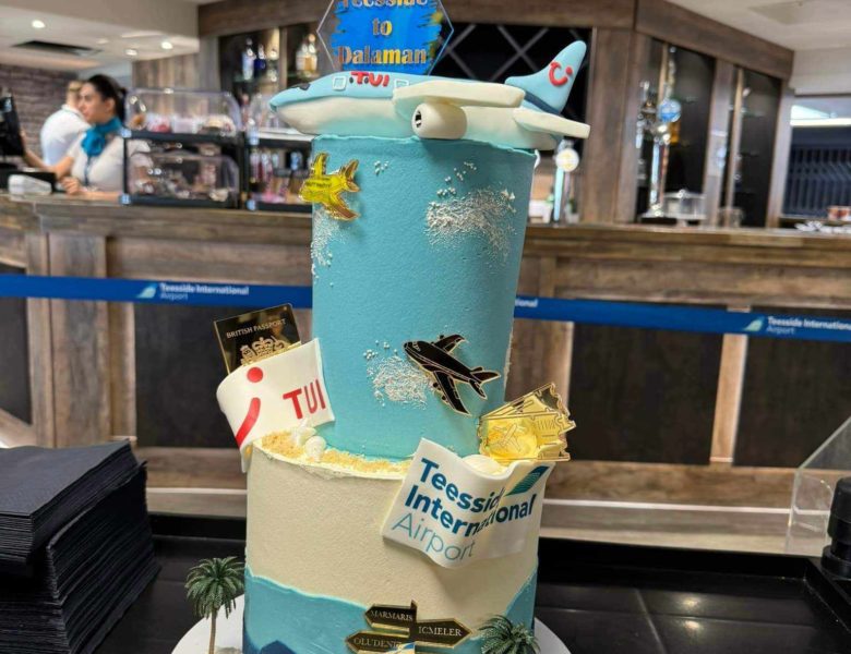 Celebrations for TUI at Teesside Airport